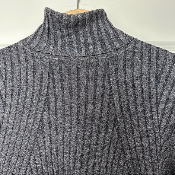 Zara Turtleneck Sweater Navy Blue - Picture 3 of 4